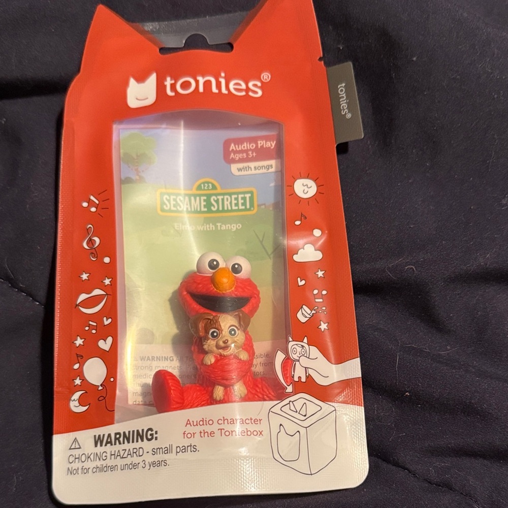 Tonies Sesame Street Elmo Audio Play Character - Red